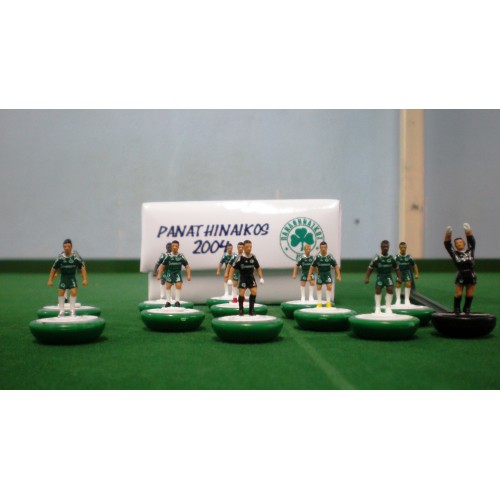 Subbuteo Andrew Table Soccer Panathinaikos 2004-2005 on Lightweight Bases